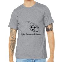 Unisex Heather CVC Short Sleeve Tee Thumbnail