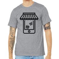 Unisex Heather CVC Short Sleeve Tee Thumbnail